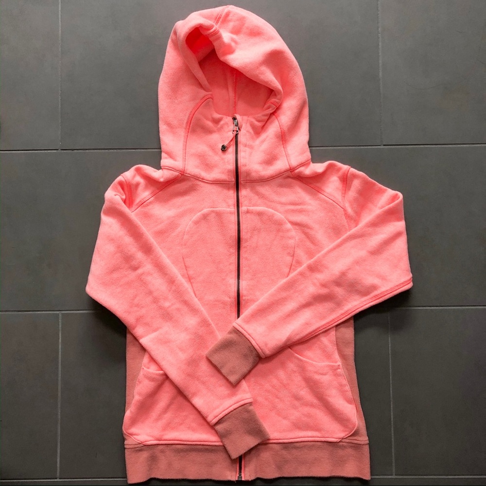 Lululemon Scuba Hoodie *Light Cotton Fleece Coral
